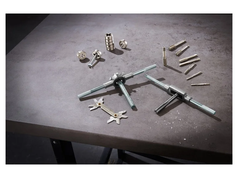 PARKSIDE® Set de filetage et taraudage. 21 pièces