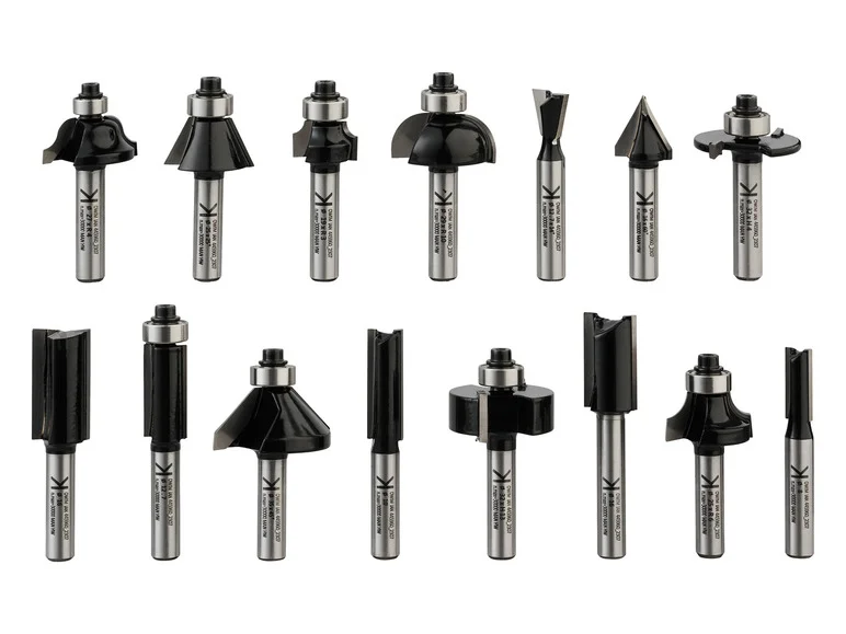 PARKSIDE PERFORMANCE® Set d'embouts de fraisage PPFB 15 A1. 15 pièces