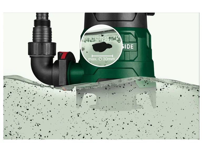 PARKSIDE® Pompe submersible pour eaux sales PTPS 400 B1. 9000 l/h