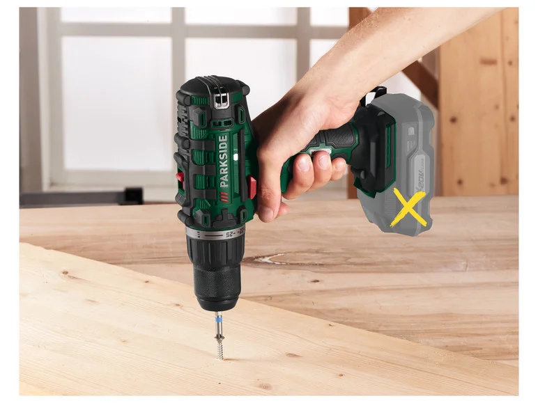 PARKSIDE® Perceuse-visseuse sans fil PABS 20-Li G8. 20 V