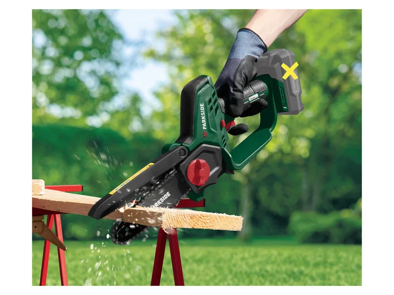 PARKSIDE® Mini-tronçonneuse à bois sans fil PGHSA 20-Li B1. 20 V