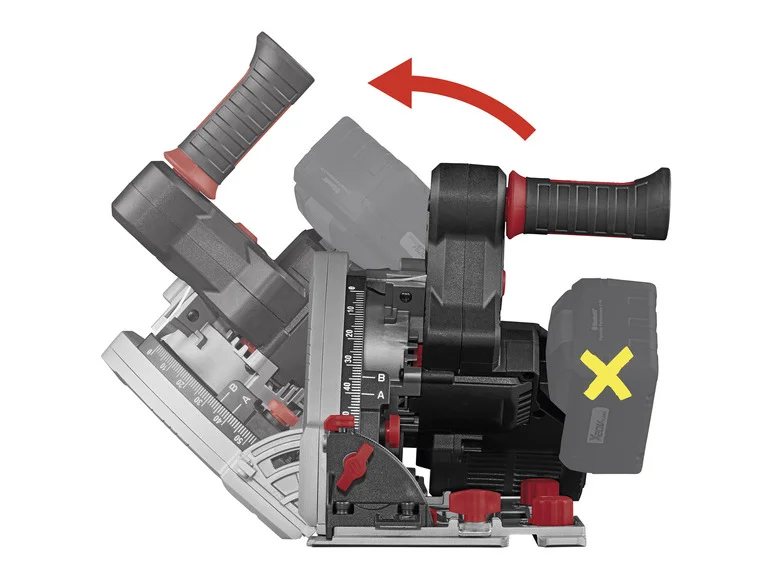 PARKSIDE PERFORMANCE® Scie plongeante sans fil PPTSA 20-Li B2. 20 V